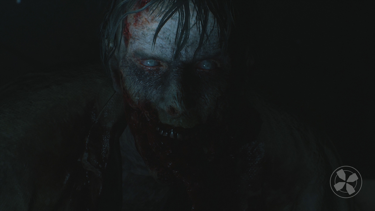 The very first zombie you meet in Resident Evil 2 remake. A callback to the original Resident Evil.